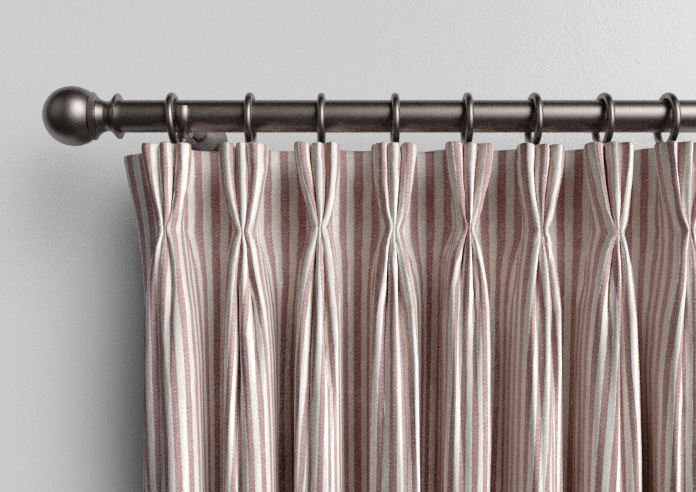 Emily Bond Oscar Stripe, Raspberry - Made to Measure Curtains - Image 11